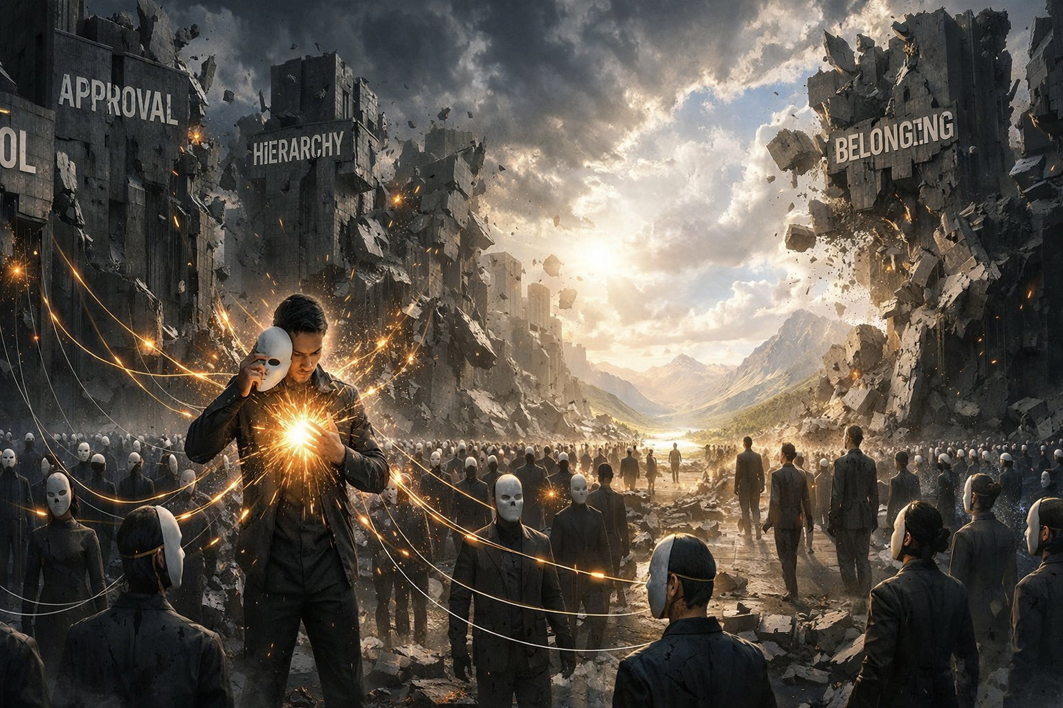 The Illusion of Normal in Narcissistic Spiritually Impoverished Societies