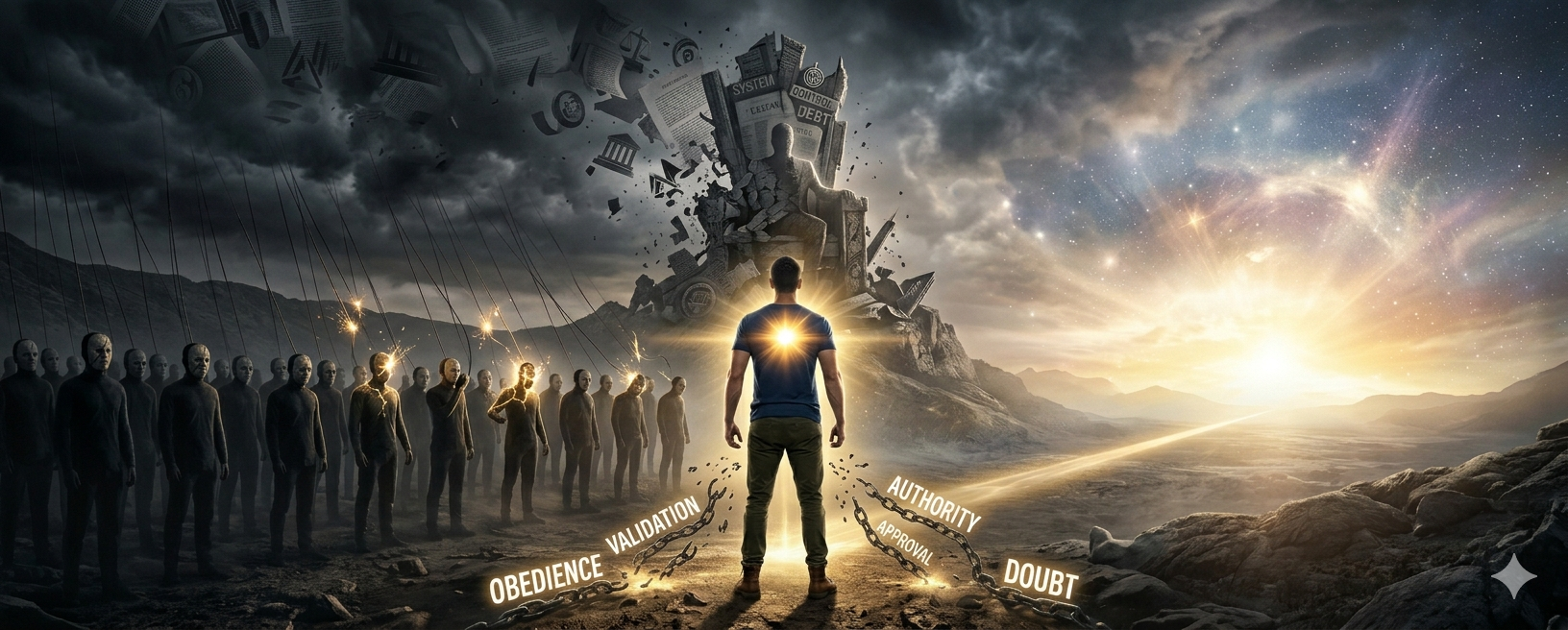 Breaking the Cycle of Psychological Control and Self-Betrayal in Spiritually Disconnected and Impoverished Societies