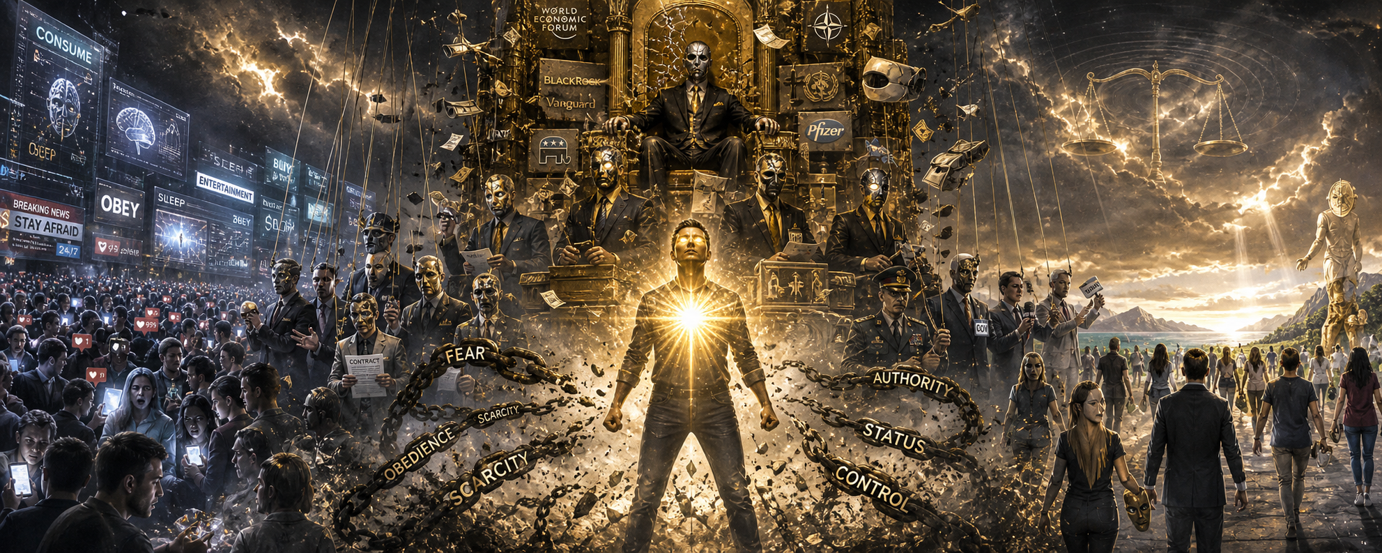 The Hollow Throne, Petty Liars Club, and the Collapse of False Curated Fragmented Power