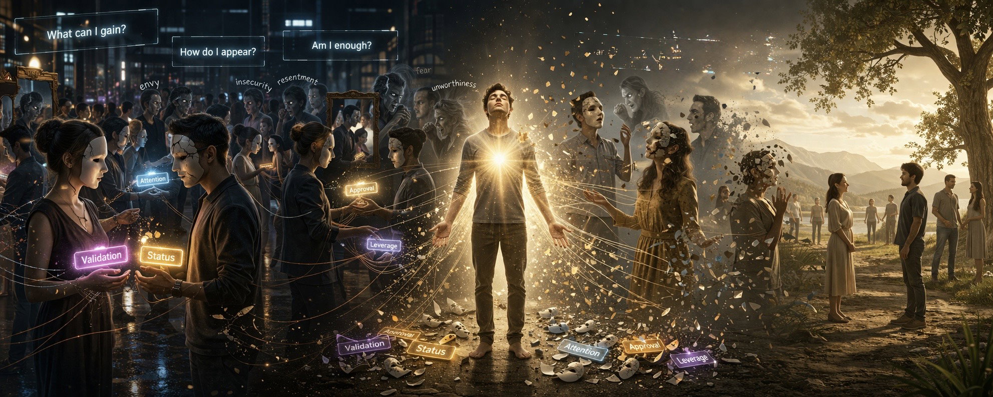 Transactional Lives, Fragmented Selves
