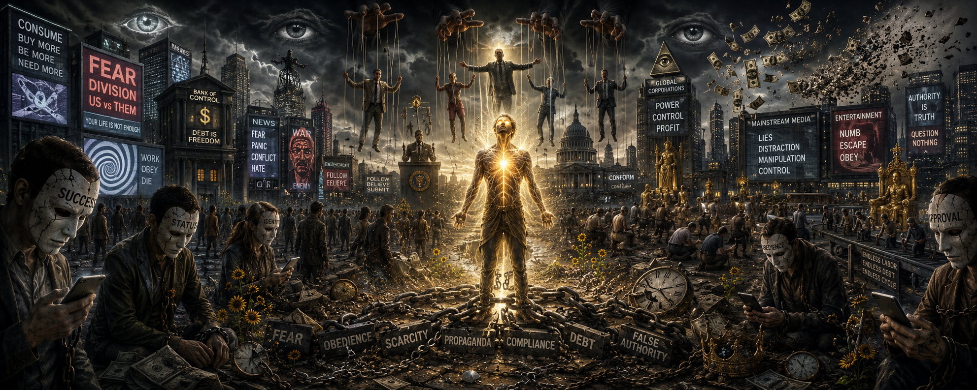 The Engineered Societal Narcissistic Architecture of Fear, Dependency & Psychological Control