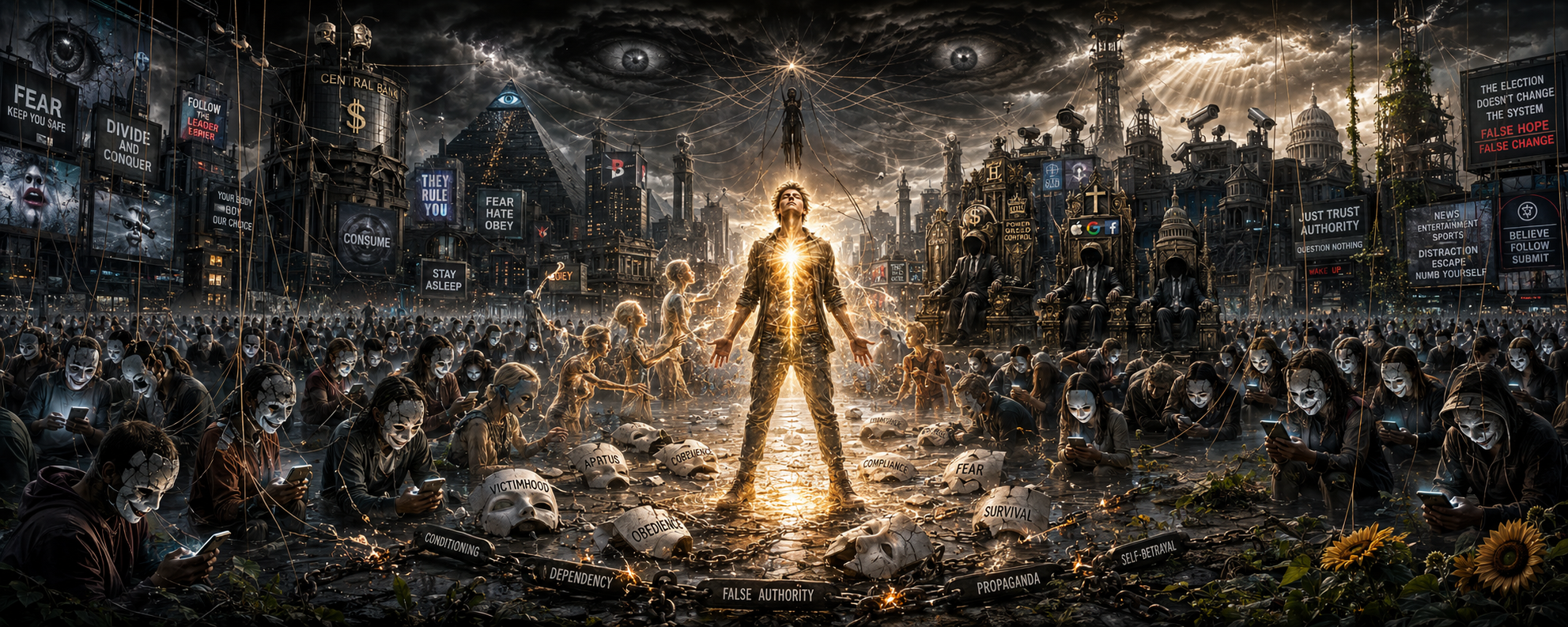 The Collective Addiction to Fear, Dependency & Psychological Enslavement