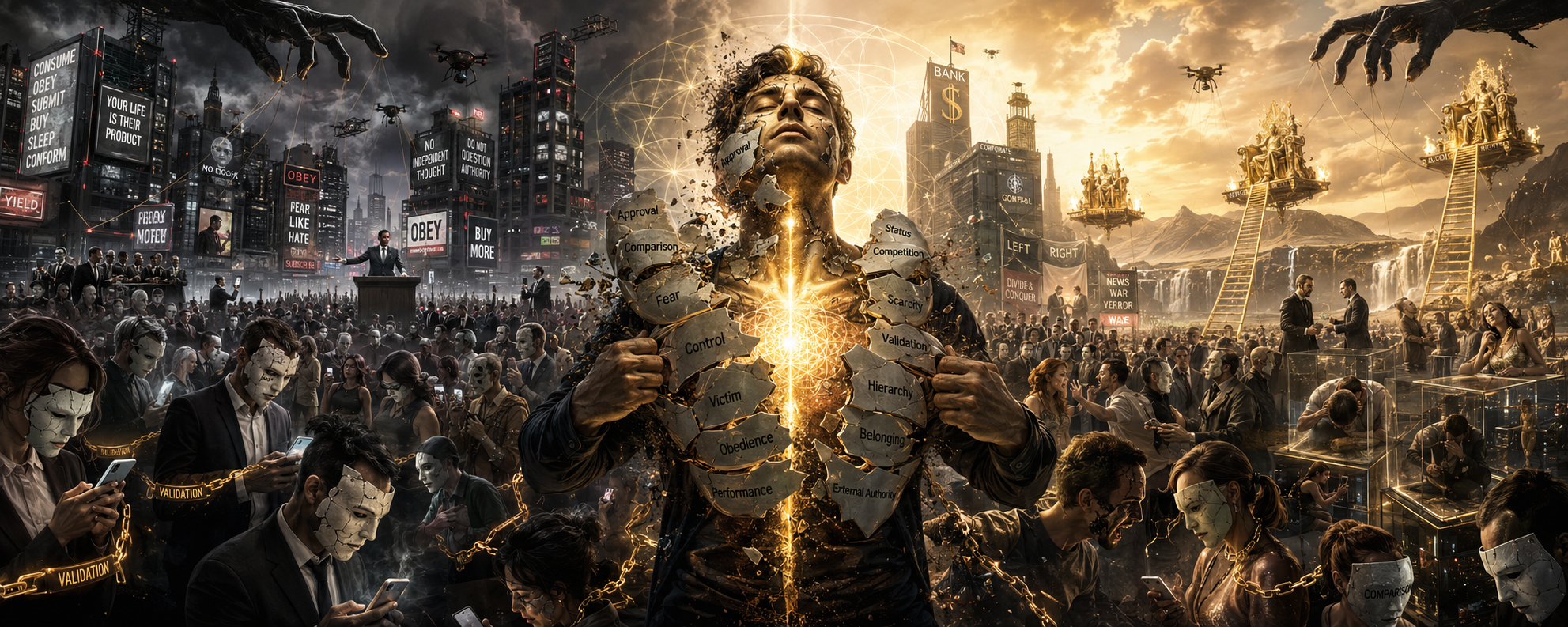 The Hollow Emotional Manipulative Leverage Game Played in Spiritually Impoverished Societies