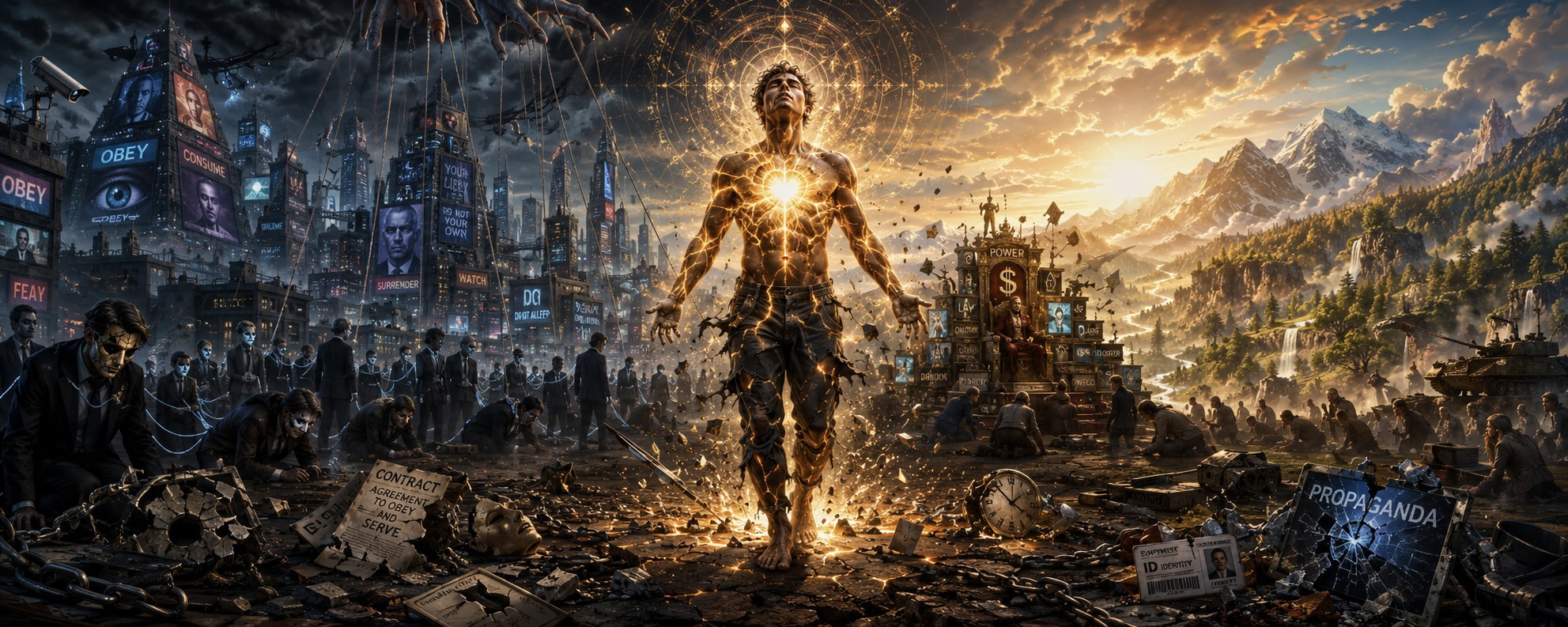 The Corrupt, Exploitative, Hierarchical, Societal Architecture that Profits from Emotional Human Dependency and Subservience