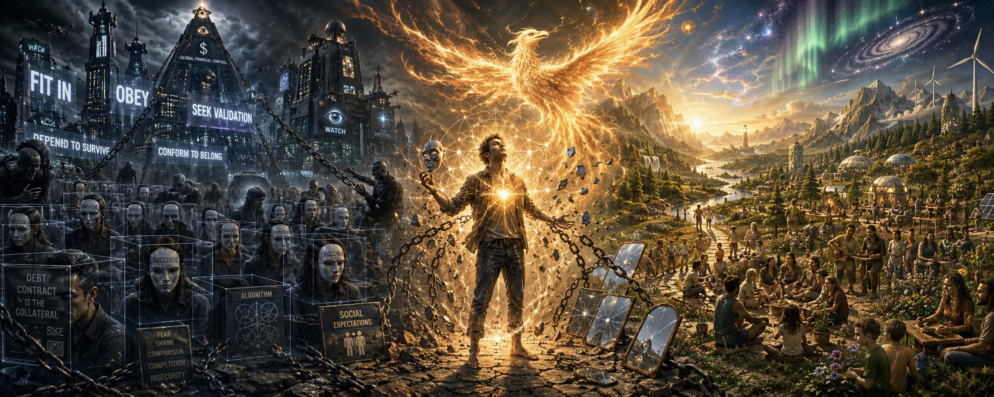 Ego-Driven Survival Conditioning vs Soul-Led Heart-Coherence Sovereign Soul Liberation
