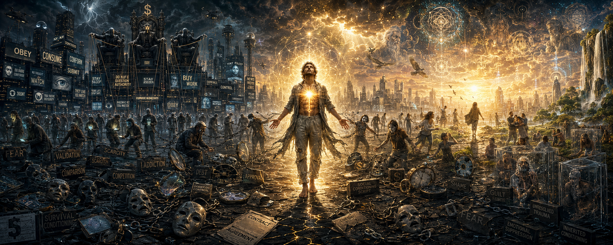 Beyond the Narcissistic Architecture of Fear, Control, and Collective Soul Fragmentation