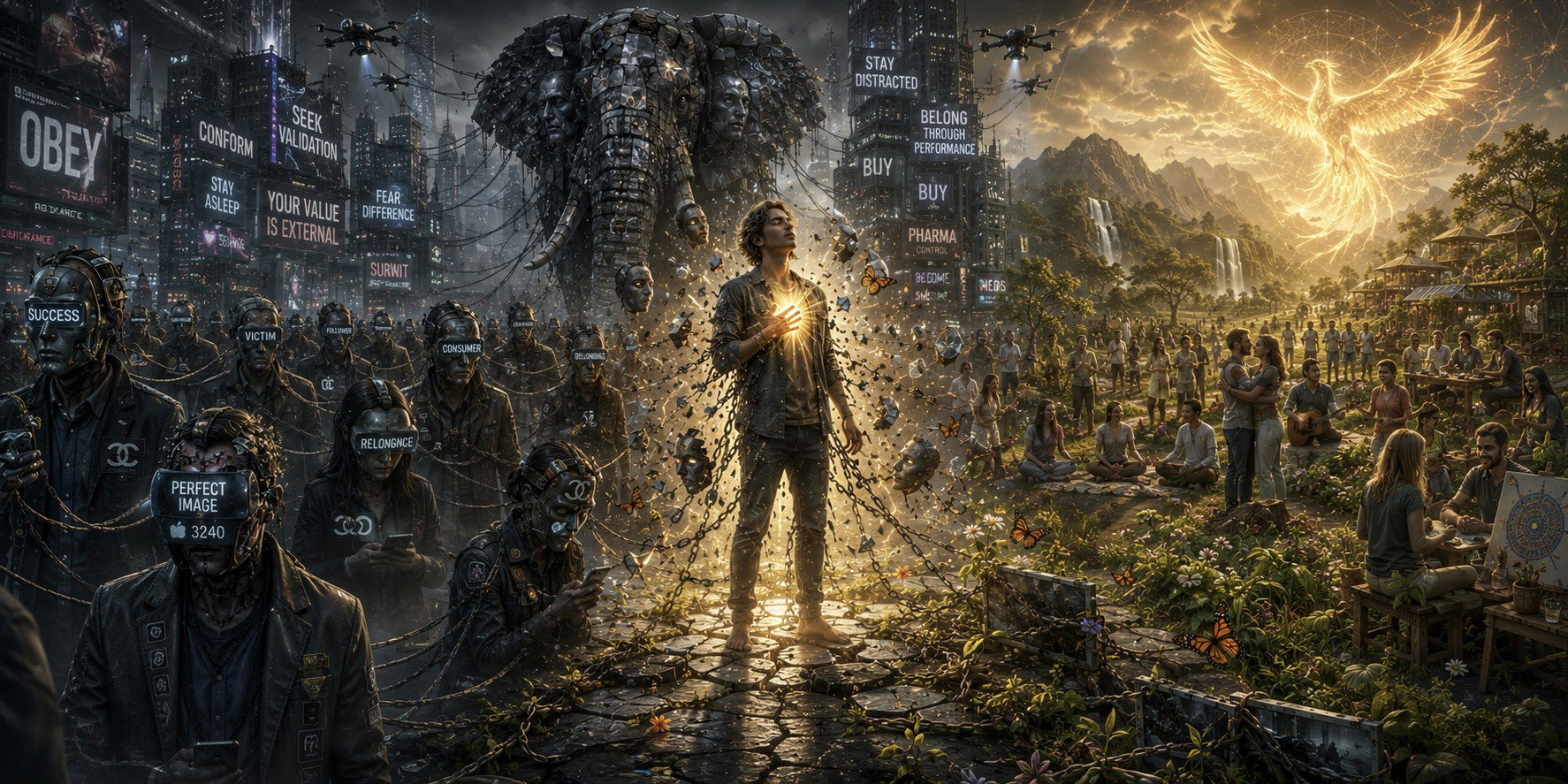 Beyond Dependence on External Identity Approval - Reclaiming Authentic Sovereign Selfhood