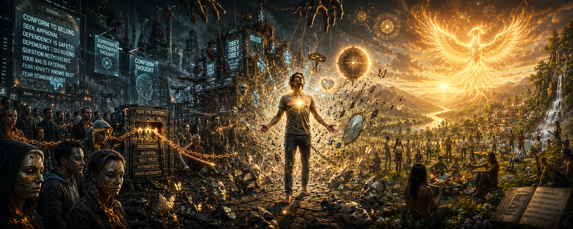Beyond Collective Hive Mind Fear-based Conditioning