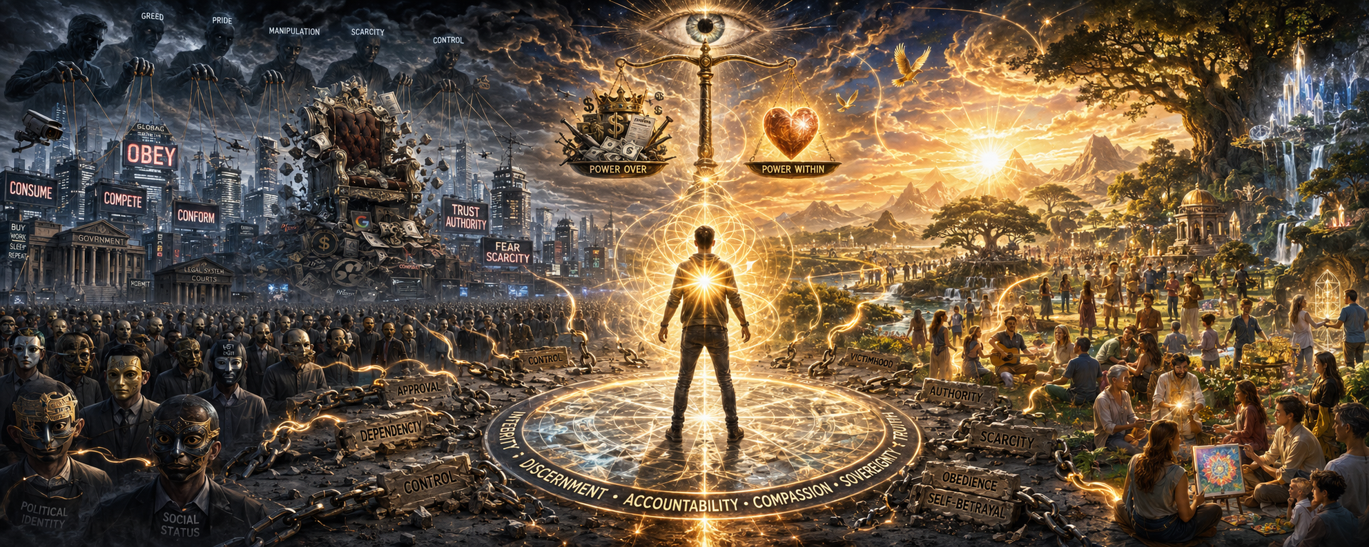 No Hollow Hierarchical Throne is Above Truth - Soul Sovereignty Beyond Fear, Control, and Illusion