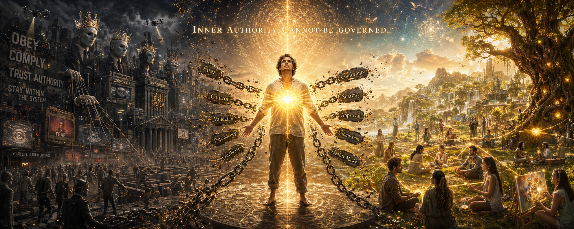 Beyond Human Compliance and Domestication - The Awakening of Self-Led Human Consciousness