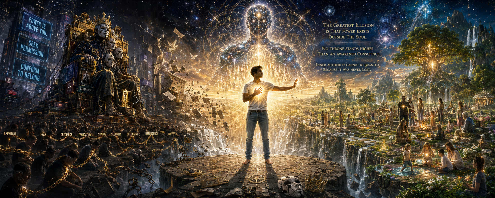The Greatest Illusion of Perceived Power in Spiritually Impoverished and Ignorant Societies