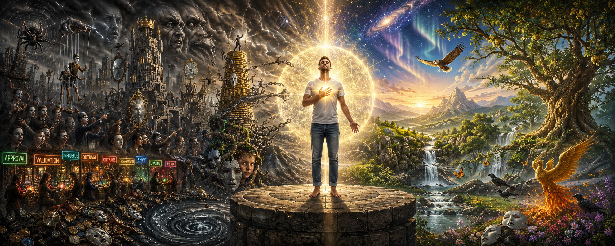 The Hidden Economy of Fear – Beyond Projection and the Illusion of Control in Hive-Minded Societies