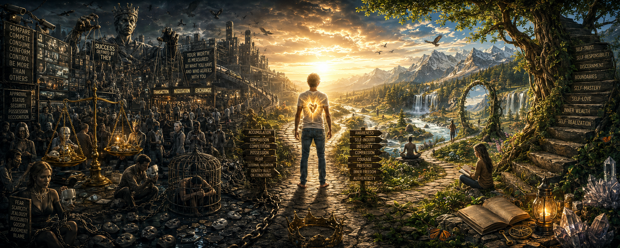 Beyond Accumulation - The Inner Wealth of a Fearless Sovereign Authentic Soul