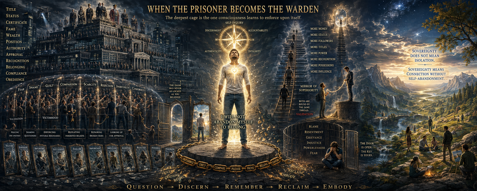 Beyond the Hierarchical Psychological Domestication Program, Engineered to Normalize and Profit from Human Codependency, Ignorance & Subservience