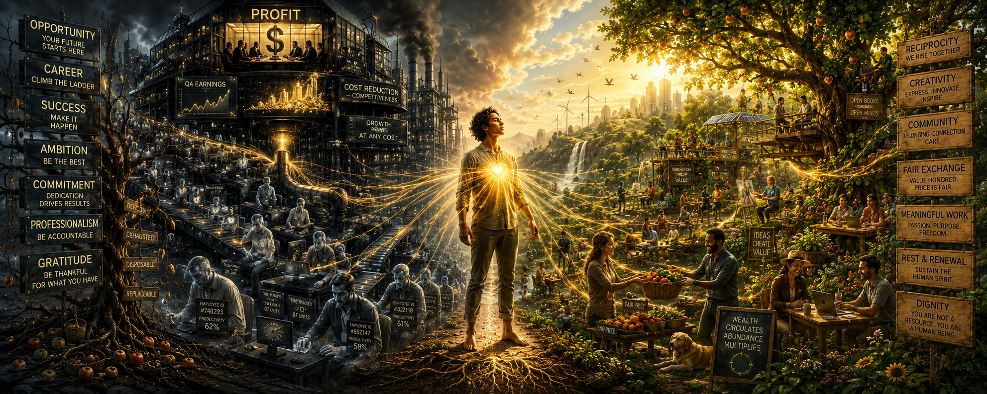 When Human Contribution Becomes a Source for Corporate Grifter & Scavenger Parasitic Exploitation