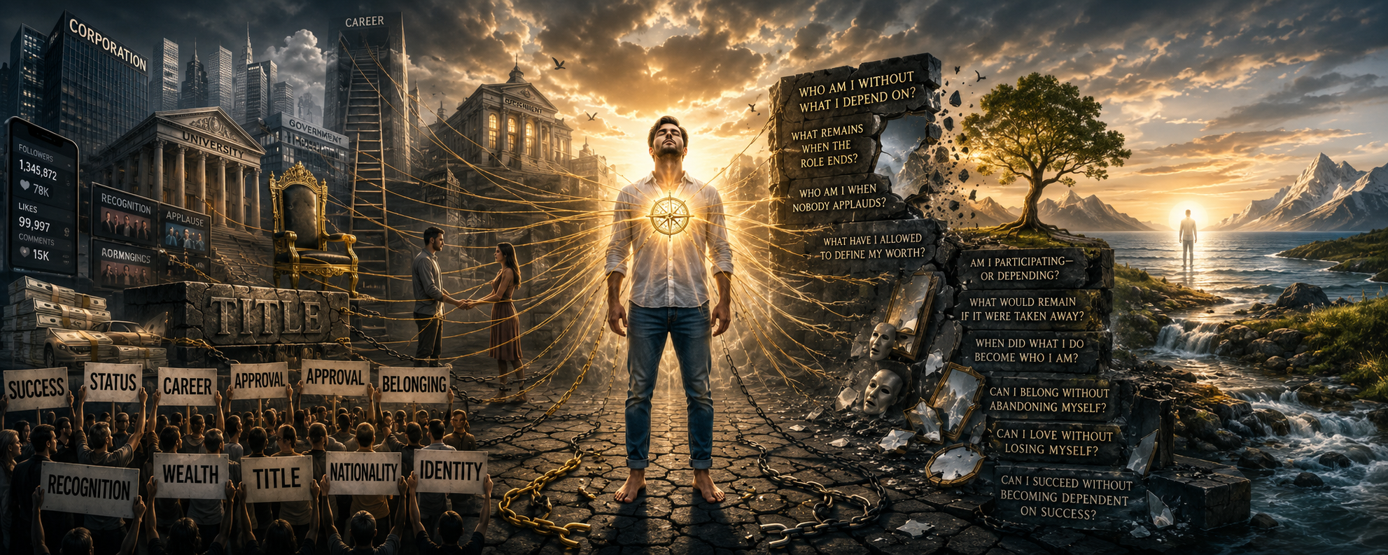 Who Are You Without What You Depend On? Remembering the Self Beyond External Worth and Identity