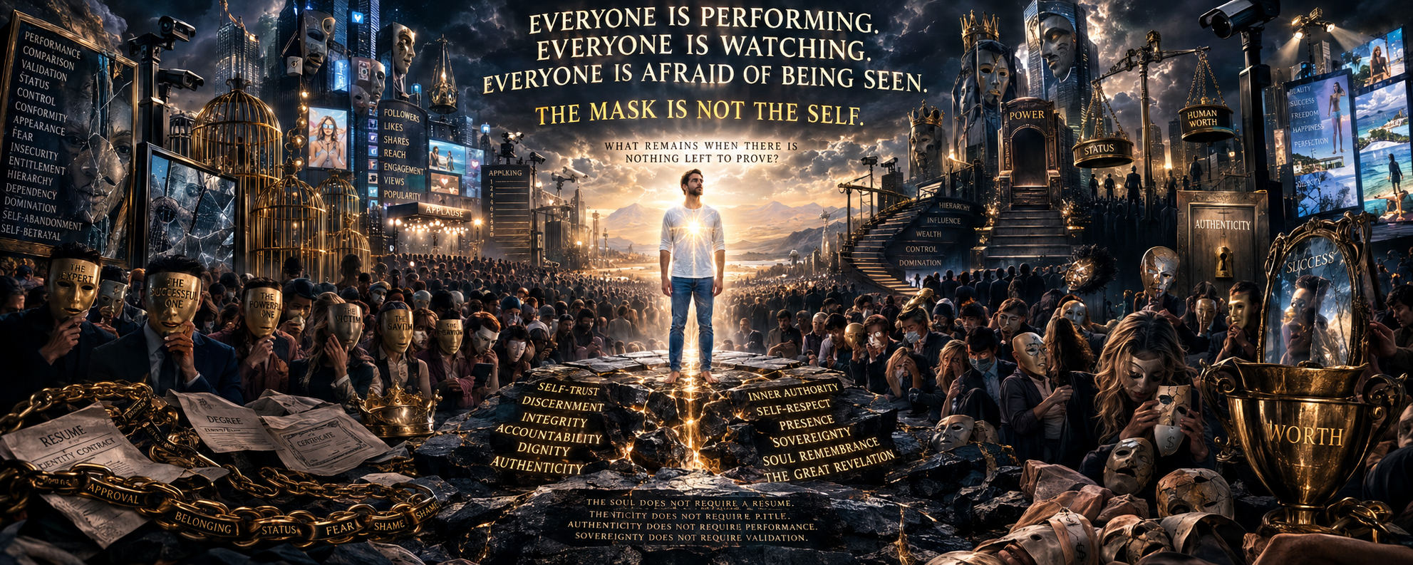 The Imposter Syndrome Consuming a Fear-Conditioned, Appearance-Driven Narcissistic Numb Society