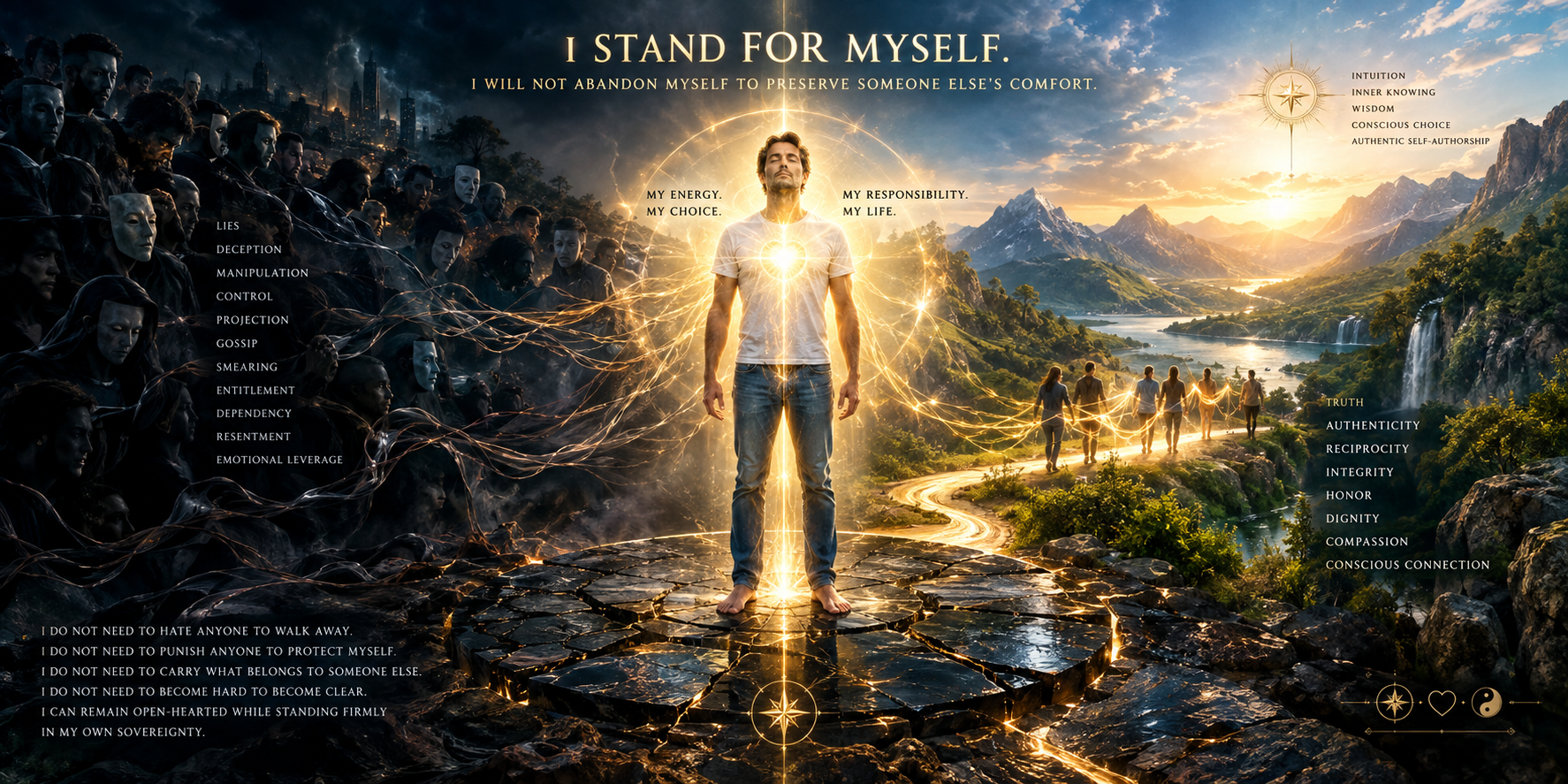 I Stand for Myself- Reclaiming My Sacred Energy From Egoic, Parasitic & Dysfunctional Dynamics