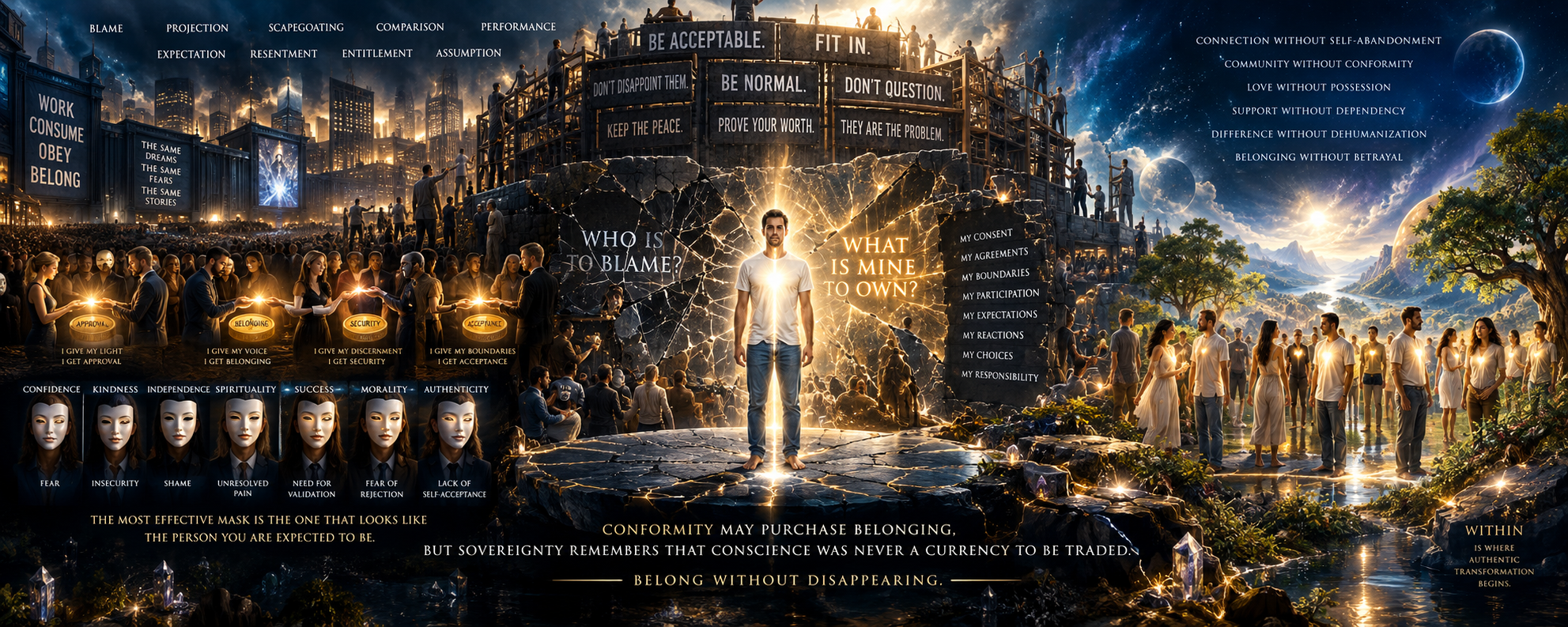The Currency of Conformity - When Human Consciousness Trades Sovereignty for Belonging