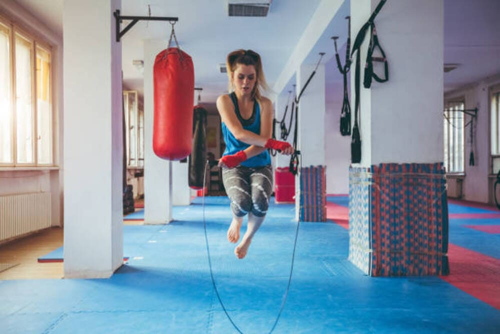  corde à sauter en boxe