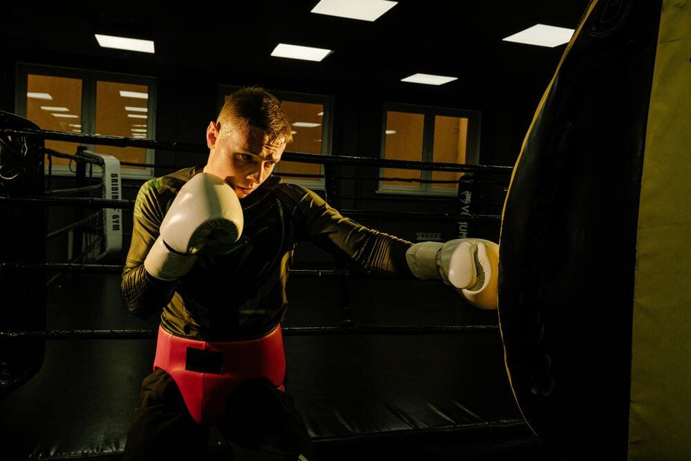 entraînement sac de frappe boxe