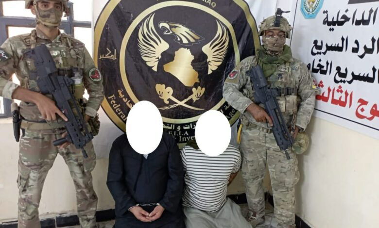 الإطاحة بمطلوبين اثنين بحوزتهما مواد ممنوعة في ديالى