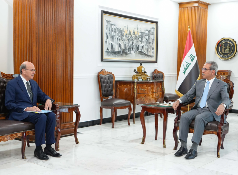 القاضي زيدان ومساعد الامين العام للامم المتحدة يبحثان القضايا المتعلقة بعمل فريق التحقيق يونيتاد