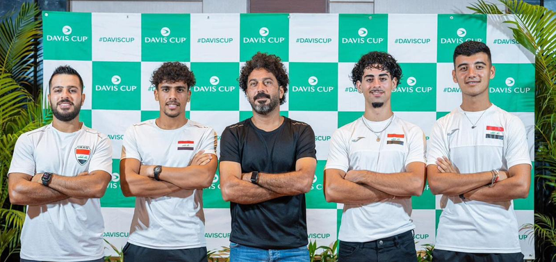 العراق الى جانب منتخبات الكويت ومينمار وكمبوديا في التصفيات المؤهلة لكأس العالم للتنس
