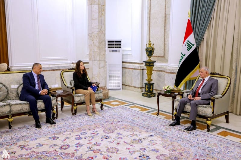 رئيس الجمهورية يؤكد لفريق (يونيتاد) أهمية التحقيق في جرائم الإبادة إبان حكم النظام السابق