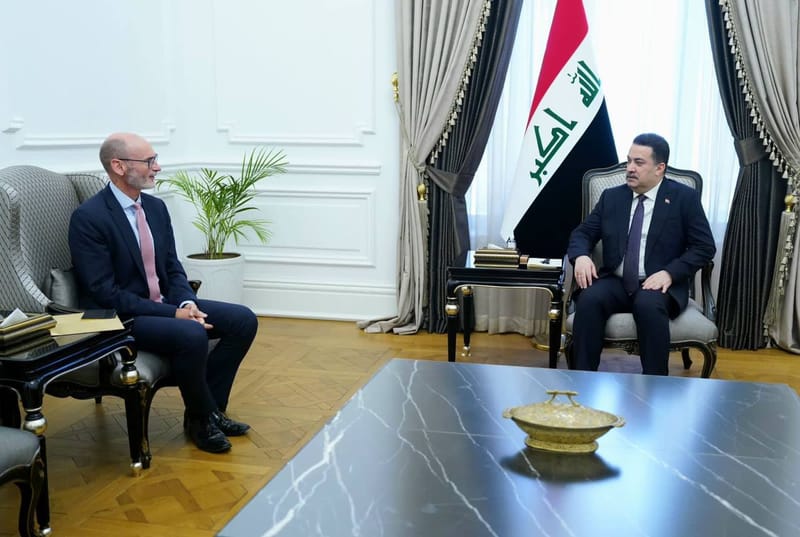 السوداني يؤكد للسفير البريطاني ضرورة وقف الحرب وإنهاء معاناة المدنيين في غزة