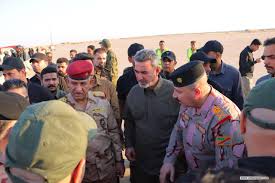 بتوجيه من القائد العام.. وفد أمني رفيع يصل الشريط الحدودي العراقي السوري