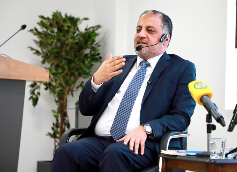 وزير الشباب والرياضة د. احمد المبرقع نستعد للاعلان عن (المؤتمر التأسيسي للمجلس الوطني للشباب)