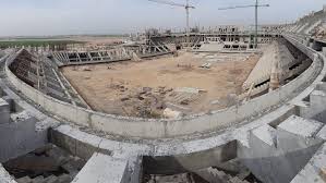 وزارة الشباب توجه بمضاعفة العمل بمشروع ملعب صلاح الدين الأولمبي