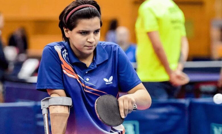 تأهل اللاعبة نجلة عماد الى نهائي بارالمبياد باريس 2024