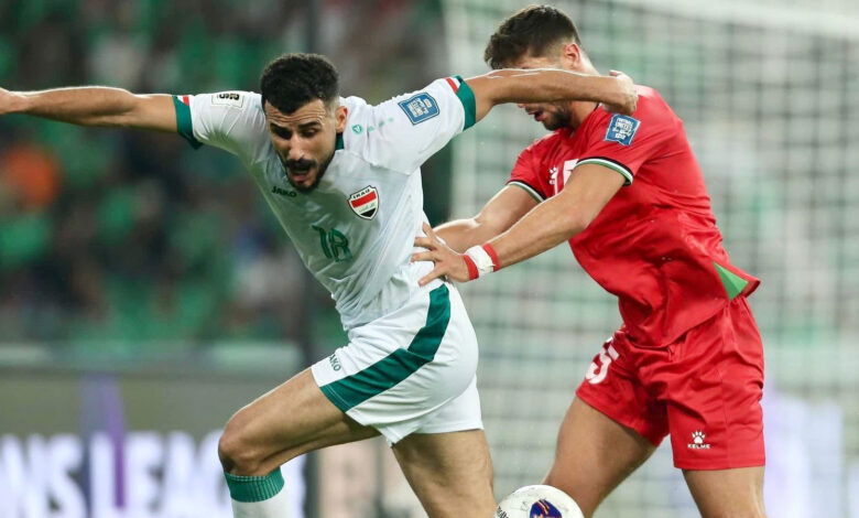 الكشف عن طبيعة اصابة نجم اسود الرافدين ايمن حسين