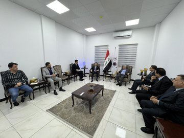 الدكتور ابراهيم بحر العلوم يستقبل السفير الصيني لبحث قضايا التغير المناخي وتعزيز العلاقات الثقافية