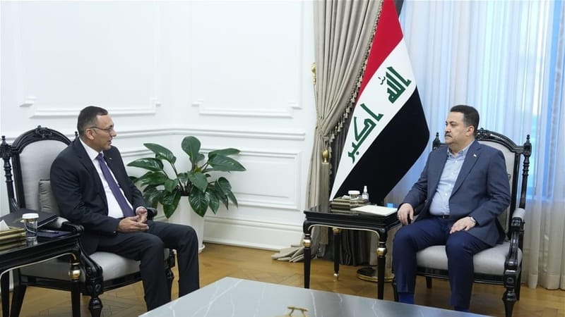 السوداني يتسلم رسالتين من فلسطين