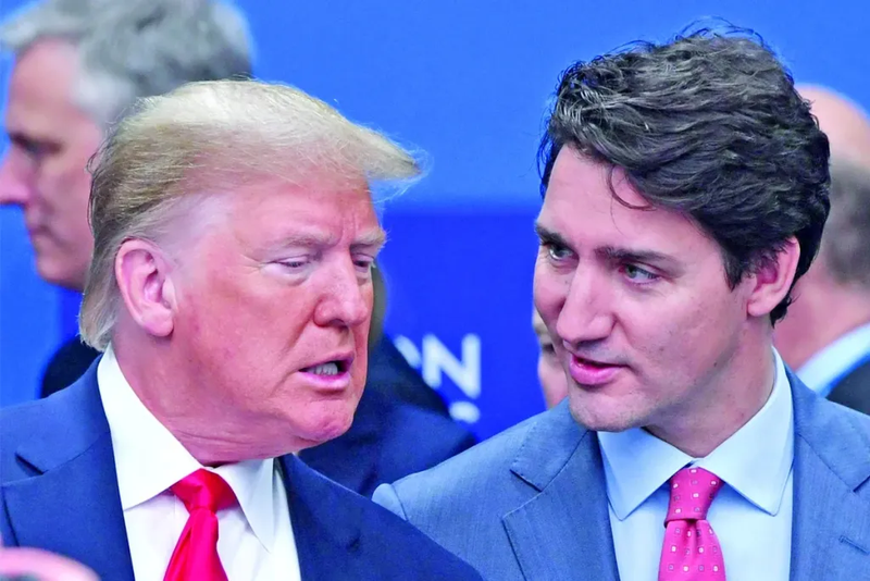 ترامب يوجّه “مُزحة ثقيلة” لترودو: على كندا أن تصبح الولاية الأمريكية الـ51