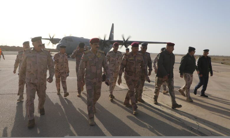 وفد امني وفيع يصل قاطع عمليات الجزيرة