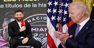 ميسي يعتذر عن حضور حفل تكريم إستضافه بايدن في البيت الأبيض