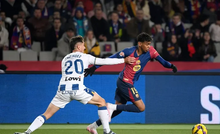 برشلونة المتوهج يواجه ليغانيس الطامح للبقاء في الدوري الاسباني