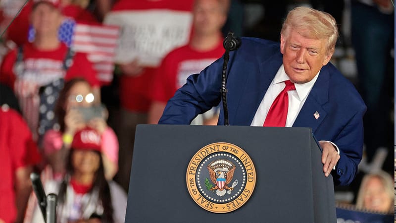 ترامب يحتفل بمرور مئة يوم على عودته للبيت الأبيض بخطاب حماسي ملؤه التحدي