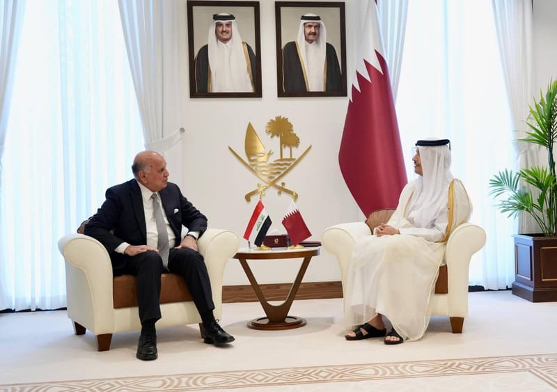 العراق يسلم أمير قطر دعوة رسمية لحضور القمة العربية