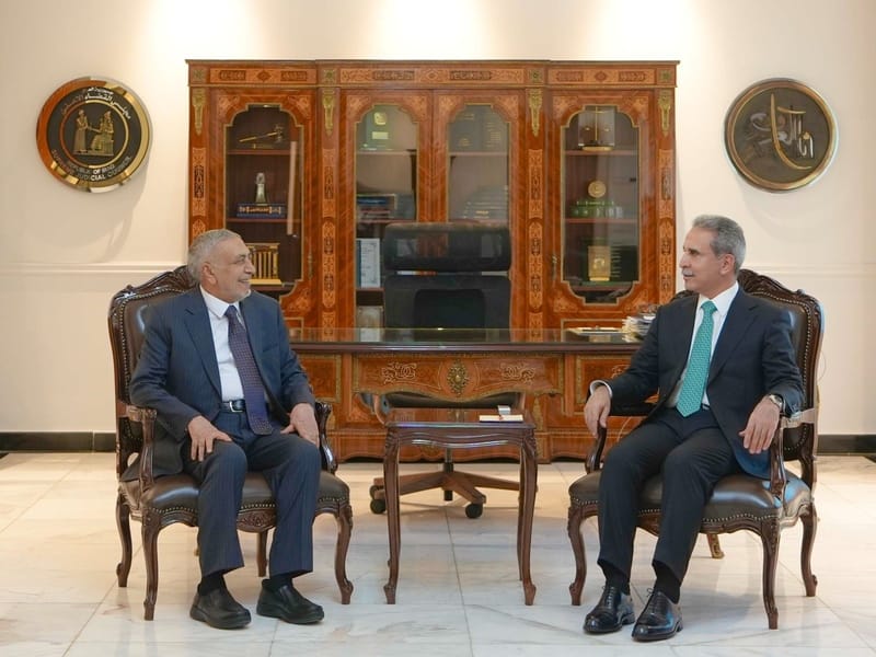 رئيس مجلس القضاء الأعلى يستقبل رئيس مجلس النواب