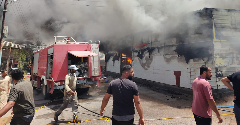 "حريقان وسرقة".. العراق يسجل حوادث أمنية في 3 محافظات