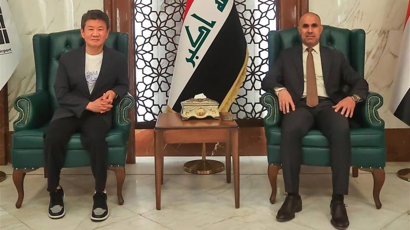 رئيس الاتحاد الكوري الجنوبي يصل البصرة