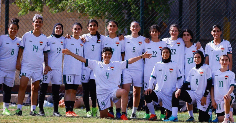 سيدات العراق يغادرن إيران ويتجهن إلى البحرين استعداداً لتصفيات آسيا