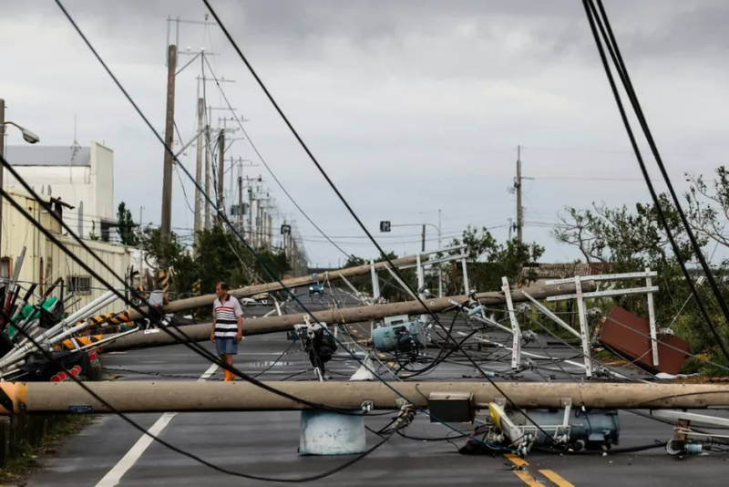 قتيلان ومئات الجرحى في تايوان جراء الإعصار داناس