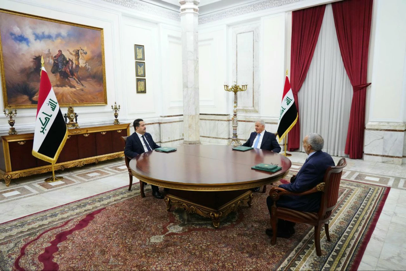 الرئاسات الثلاث تعقد اجتماعاً في بغداد وتتفق على نقاط بخصوص اتفاقية "خور عبد الله"