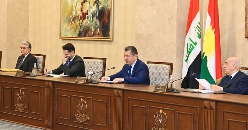 تفاهمات بغداد وأربيل على طاولة اجتماع حكومة الإقليم برئاسة البارزاني